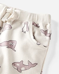Toddler 2-Piece Set Made with Organic Cotton in Artic Friends Print