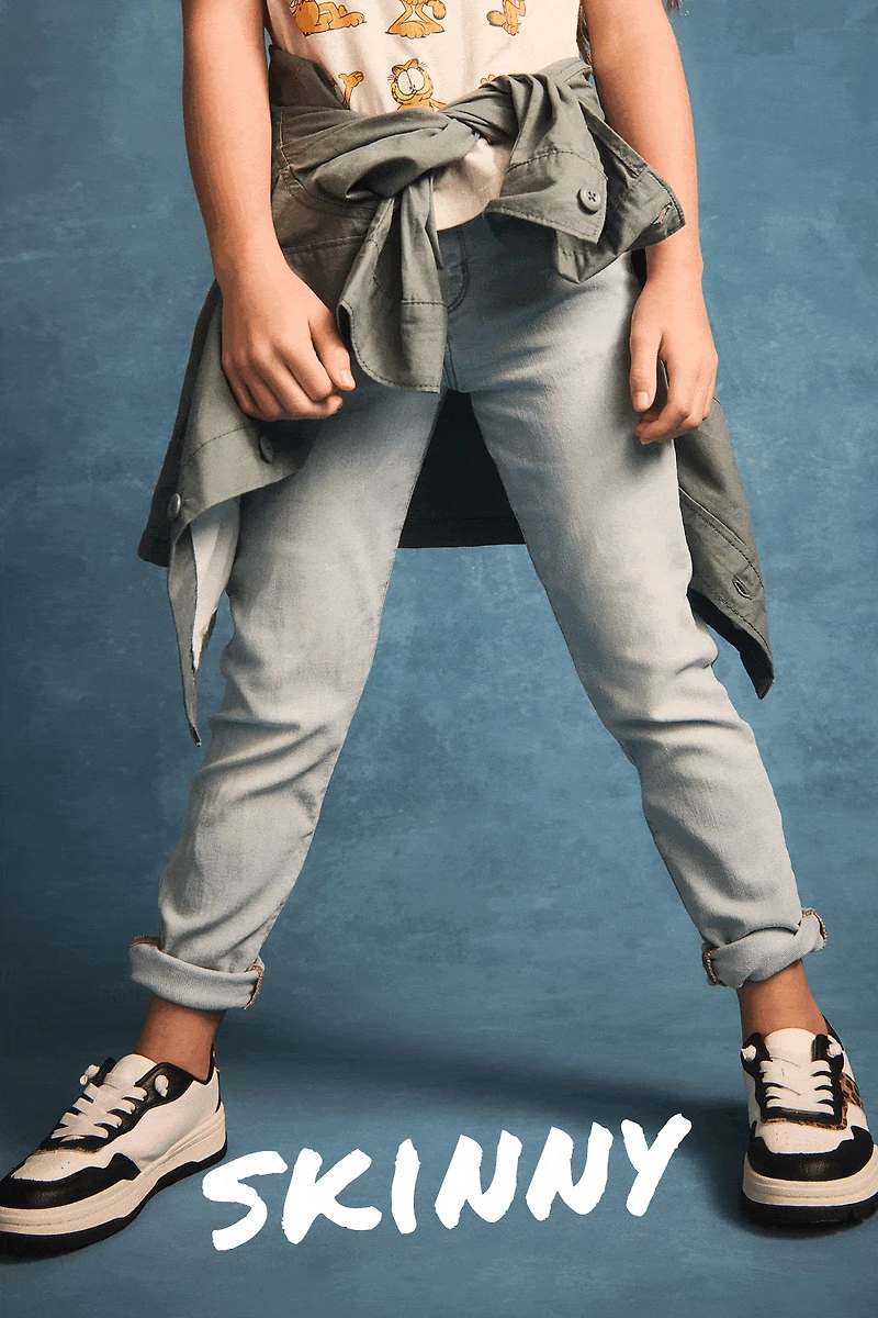 Kid Medium Wash Skinny-Leg Jeans