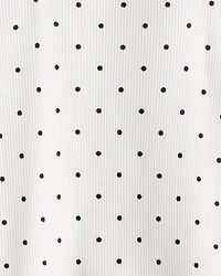 Toddler Girl 2-Pack Bow Print Cotton Long-Sleeve Tops - Grey/White