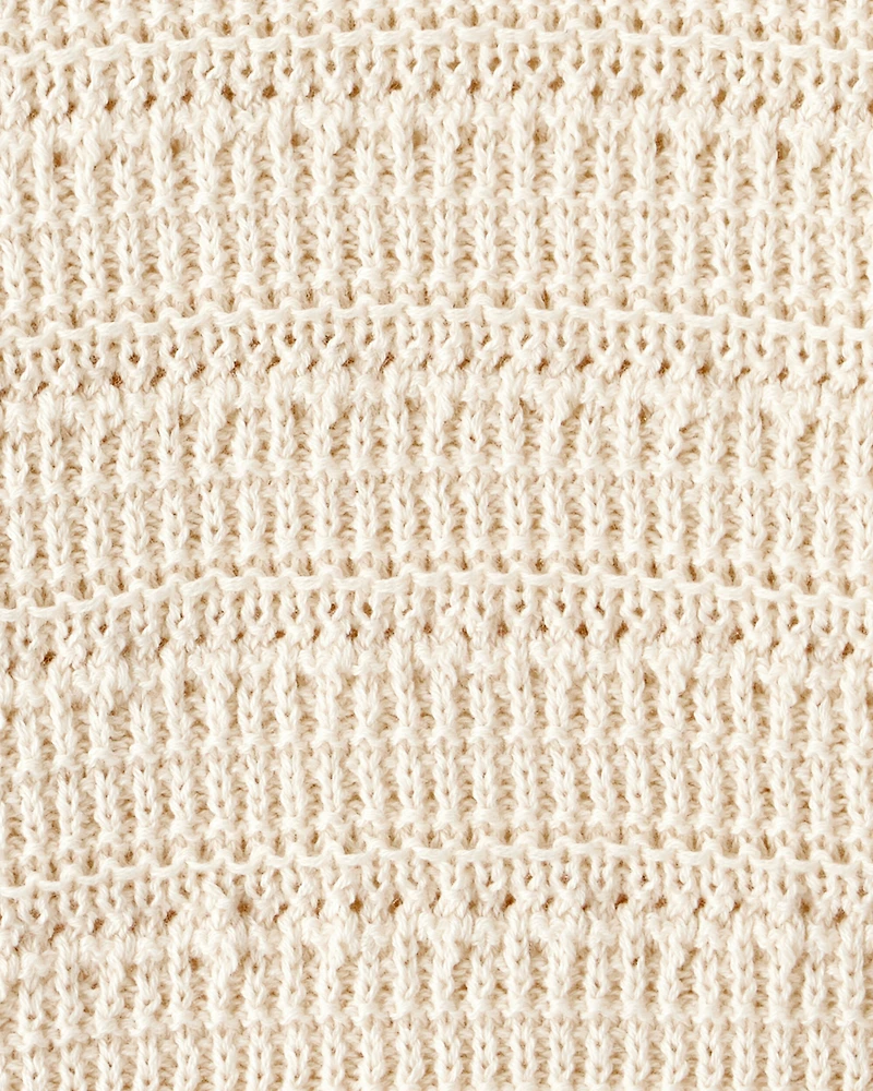Baby Girl Long-Sleeve Sweater - Ivory