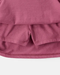 Kid 2-Piece London Short-Sleeve Top & Skirt Set - Pink