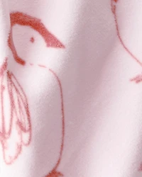 Toddler Girl Penguin Cozy Jogger Pant - Pink