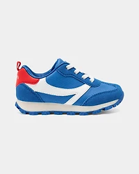 Toddler Boy Athletic Sneakers - Blue/White