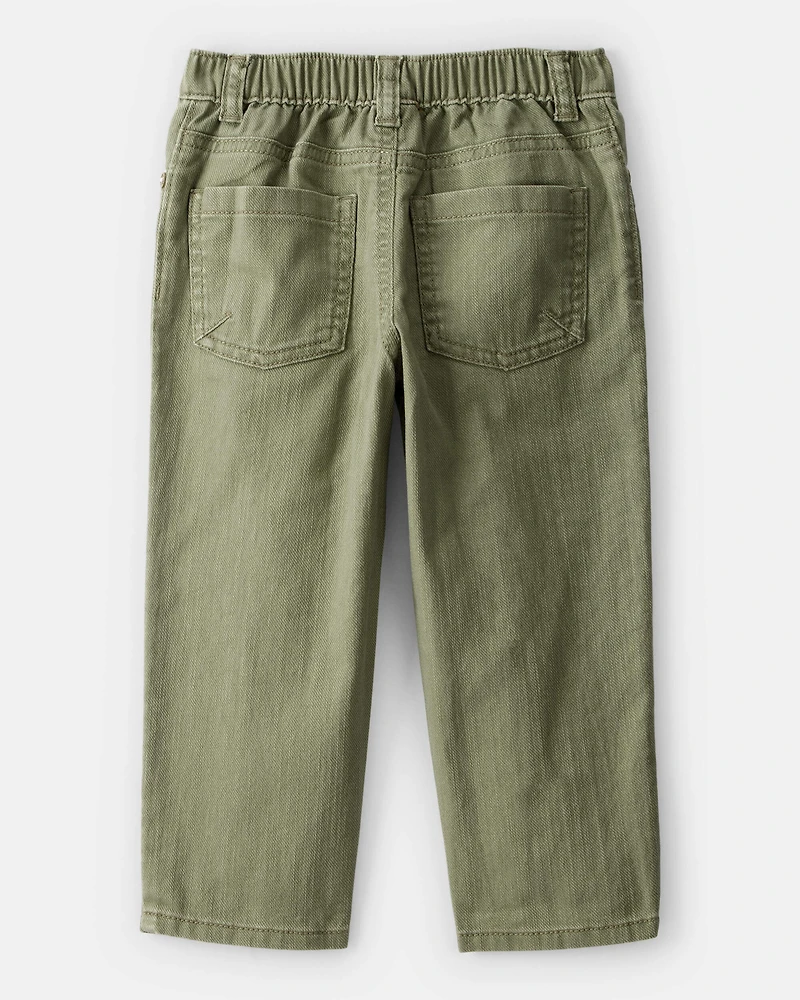 Toddler Boy 100% Cotton Pull-On Fashion Pants