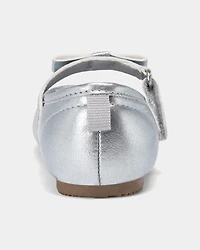Toddler Girl Dress Shoes - Silver