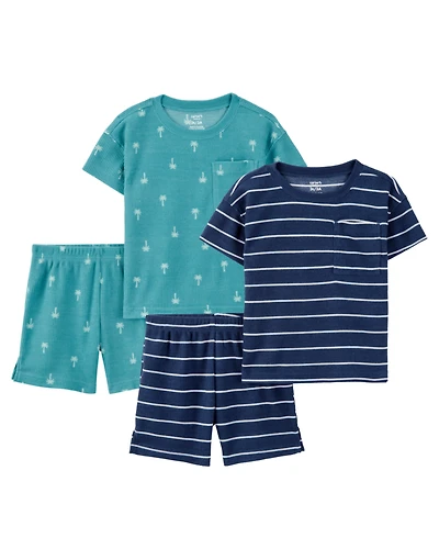 Toddler 4-Piece Loose Fit Pajamas