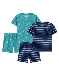 Toddler 4-Piece Loose Fit Pajamas