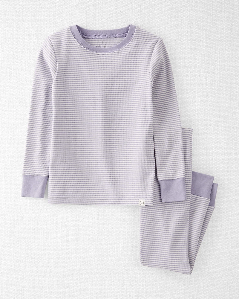 Toddler Striped Organic Cotton Pajamas Set