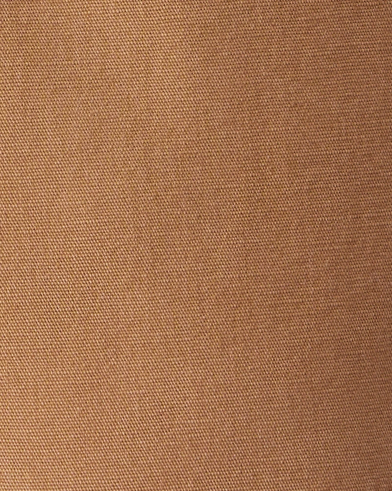 Baby Boy Cotton Pull-On Fashion Pants - Brown