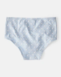 Girls 10-Pack Strawberry Print Bikini Underwear