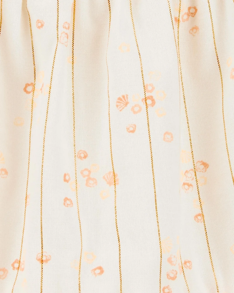 Baby Floral Tiered Dress - Ivory