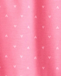 Girls 2-Pack Unicorn Hearts Nightgowns - Pink