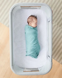 Cozy-Up 2-in-1 Bedside Sleeper & Bassinet Fitted Sheet - Grey Clouds