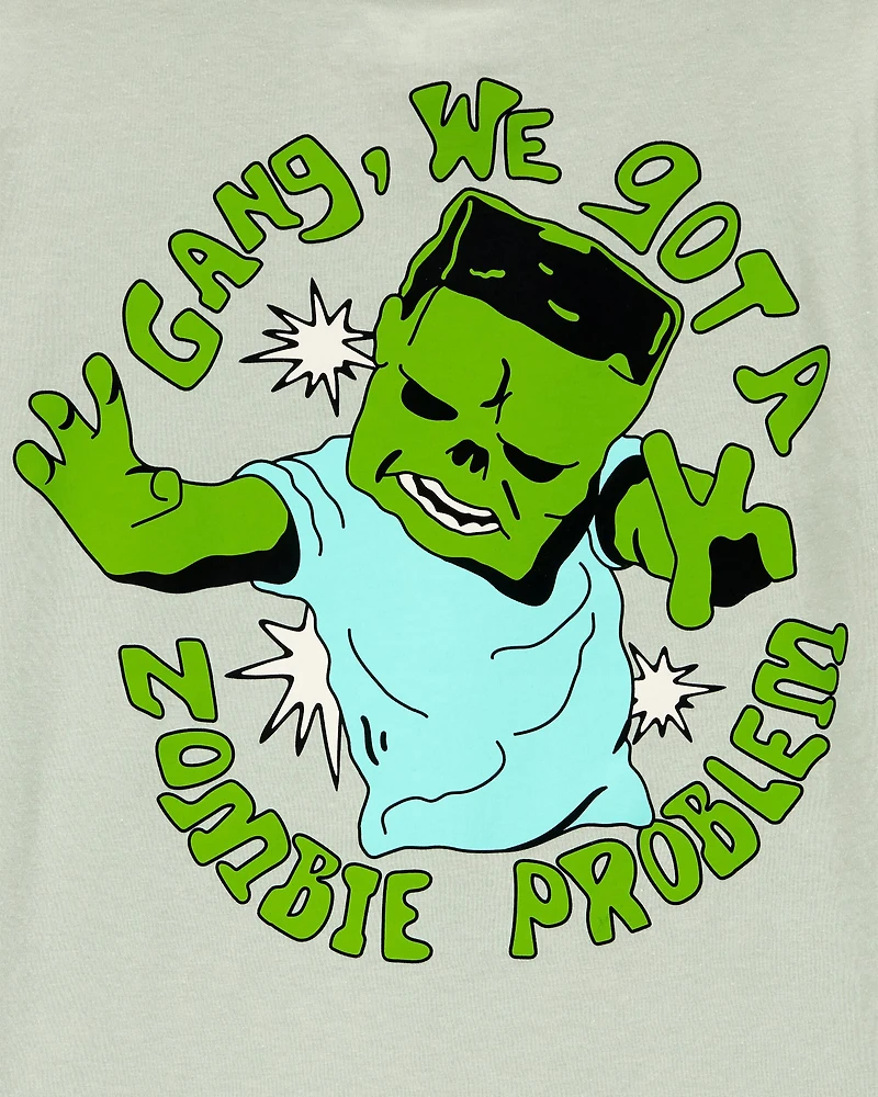 Kid Minecraft Graphic Short-Sleeve Tee - Green