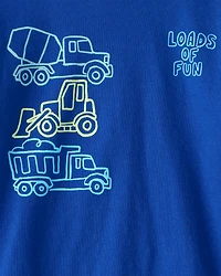 Toddler Boy Dumptruck Long-Sleeve Graphic Tee - Blue