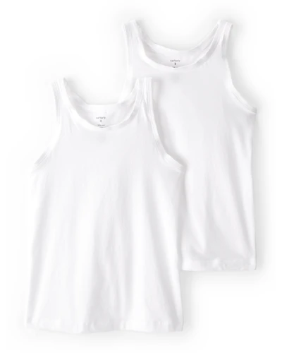 Kid 2-Pack Cotton Cami Tanks