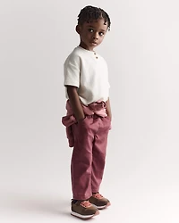 Toddler Boy Short-Sleeve Pocket Henley Tee - Cream