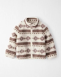 Toddler Recycled Southwestern Sherpa Jacket