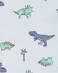 Baby 7-Piece Dinosaur  Short-Sleeve Bodysuits & Pull-On Pants Set