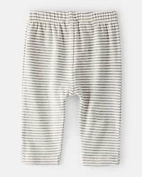 Baby Boy Striped Pants - Grey