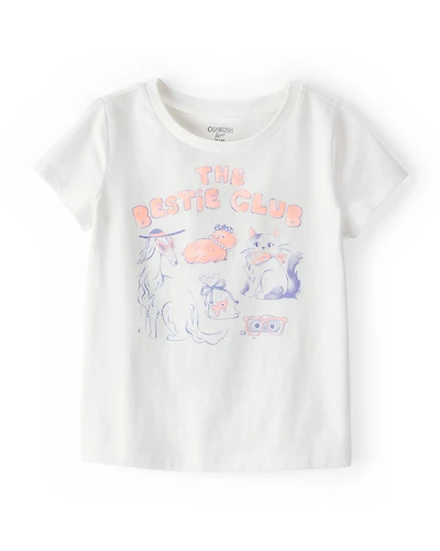 Toddler Besties Short-Sleeve Graphic Tee - Ivory