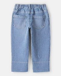 Toddler Neutral Hickory Denim Jeans - Blue