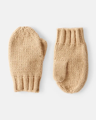 Kid Mittens - Camel