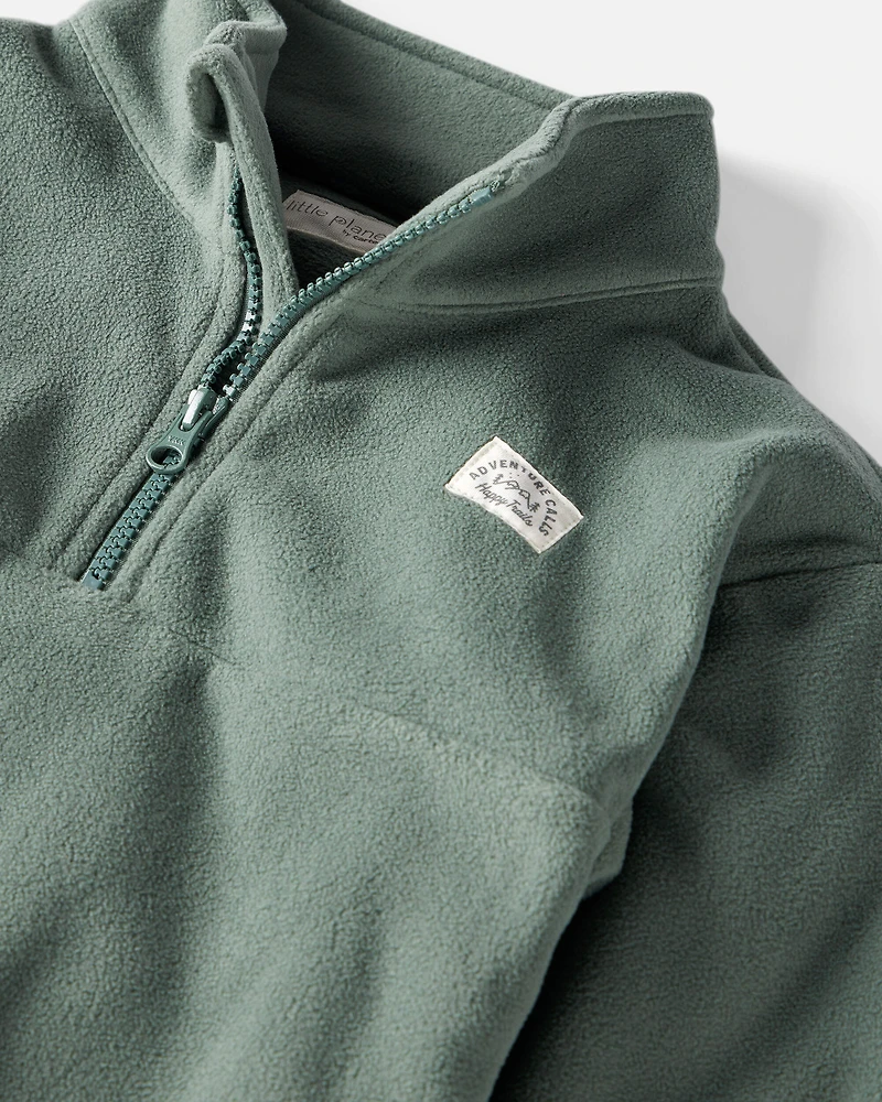 Girls Recycled Microfleece Pullover