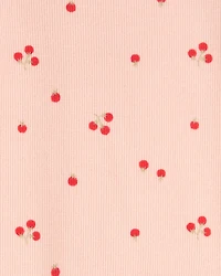 Baby 2-Piece Bodysuit & French Terry Short Set - Pink