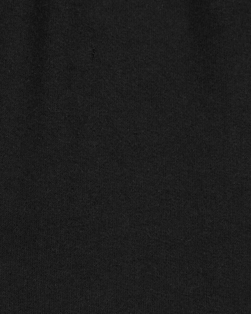 Toddler Boy Pull-On French Terry Shorts - Black
