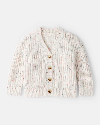 Baby Girl Cardigan Sweater - Cream