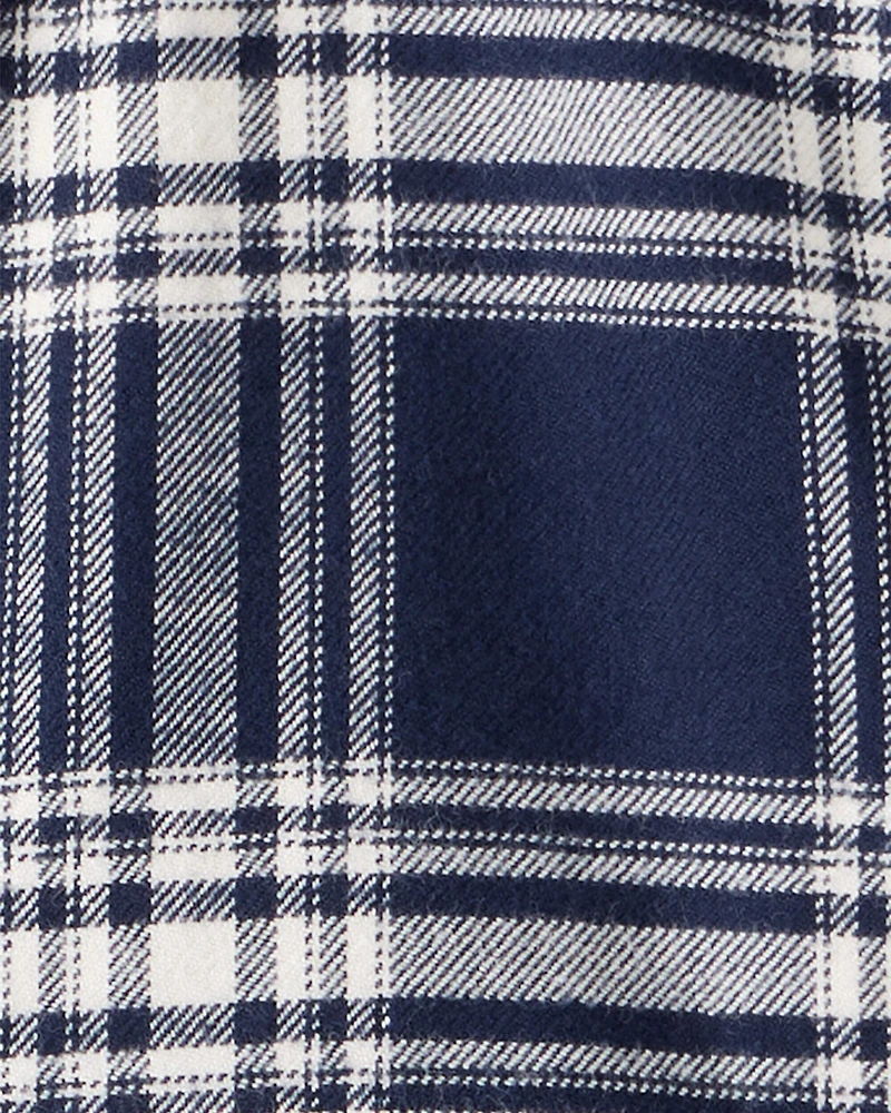 Toddler Girl Organic Cotton Flannel Dress
