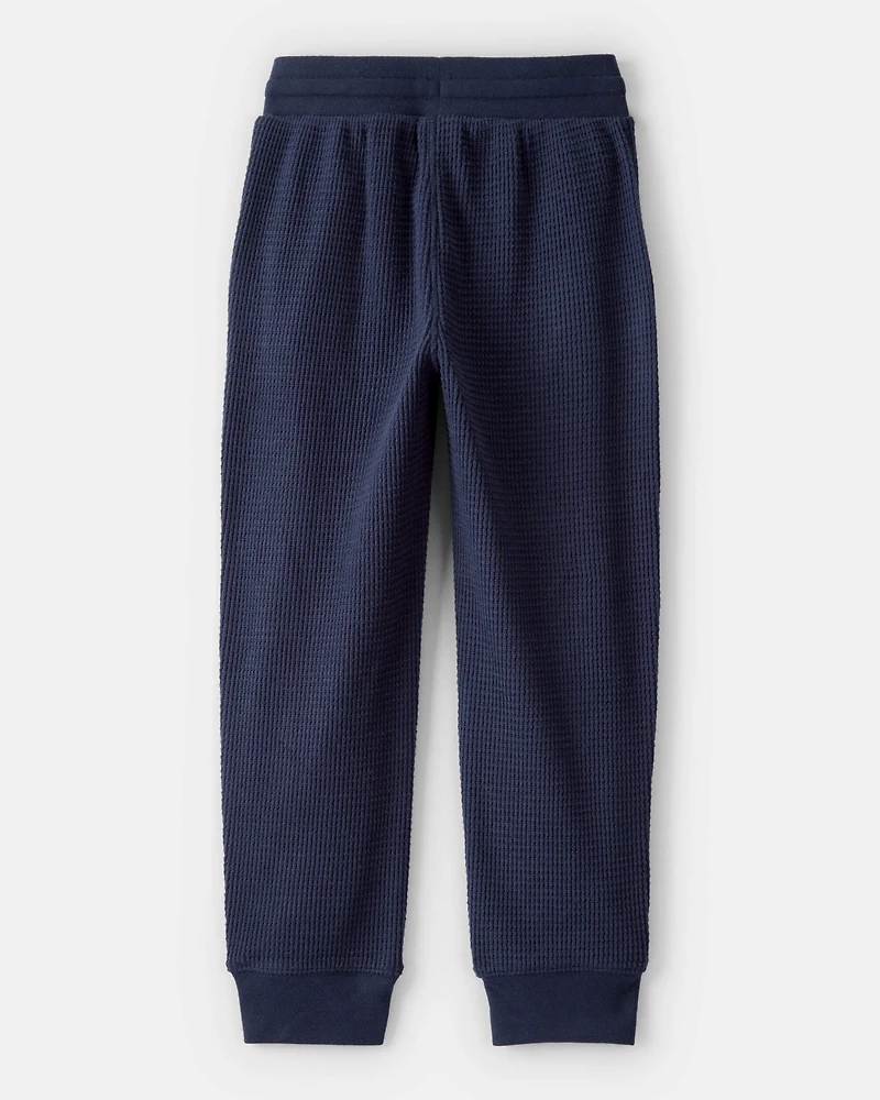 Boys Active Drawstring Joggers - Navy