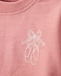 Baby 3-Piece Ballet Little Pullover Set - Pink/Ivory