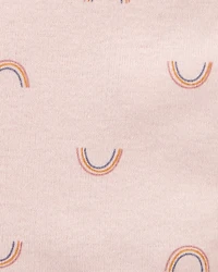 Baby Girl Preemie Rainbow Cotton Tank - Pink