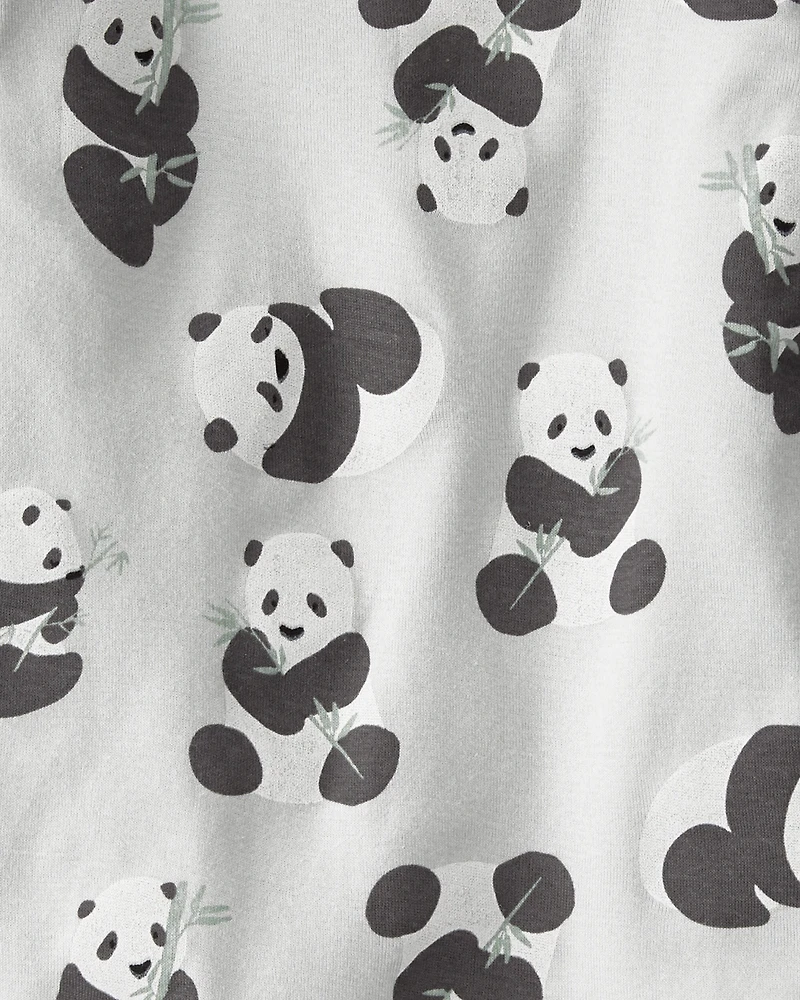 Toddler Organic Cotton Pajamas Set Panda Bear