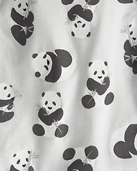 Toddler Organic Cotton Pajamas Set Panda Bear