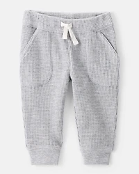 Baby Boy 3-Piece Thermal Bear Little Cardigan Set - Grey/Green
