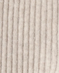 Baby Girl Ribbed Sweater Knit Pants - Cream