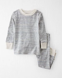 Baby Organic Cotton Pajamas Set in Stripes