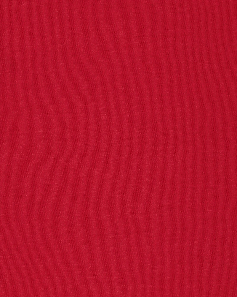 Toddler Boy Cotton Turtleneck - Red