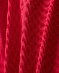 Kid Holiday Red PurelySoft Long-Sleeve Snug Fit 2-Piece Pajamas - Red