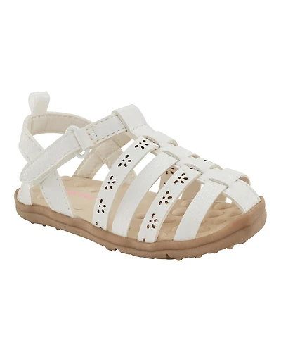 Baby Every Step® First Walker Fisherman Sandals - White