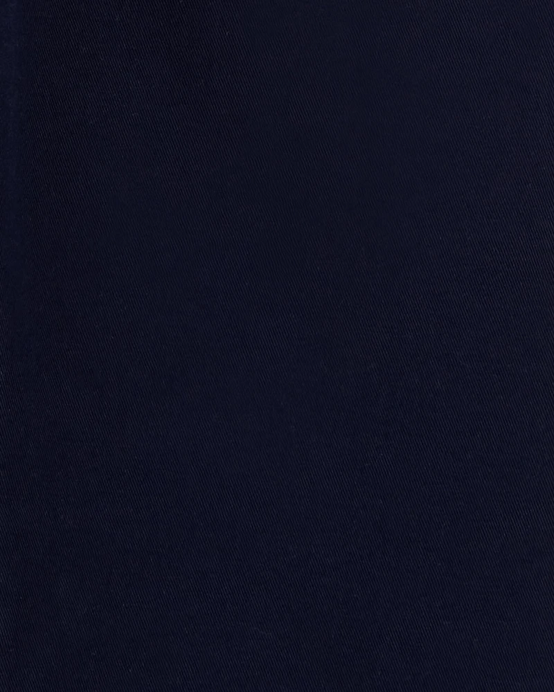 Kid Slim Tapered Chino Pants - Navy