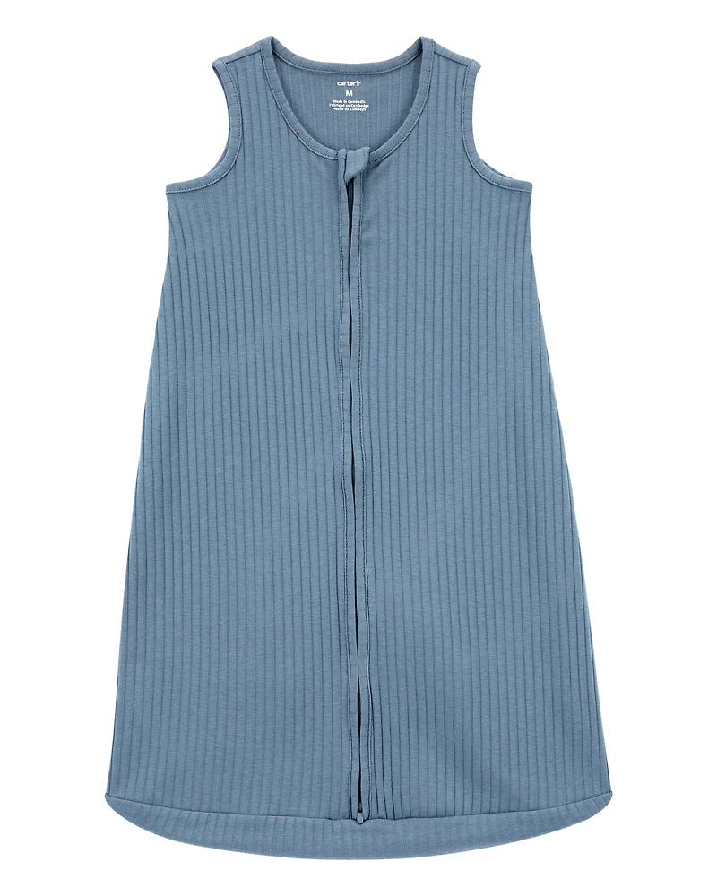 Baby Boy 2-Way Zip Wearable Blanket - Blue