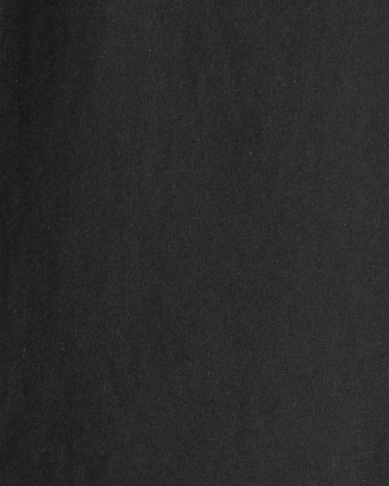 Toddler Solid Short-Sleeve Tee - Black