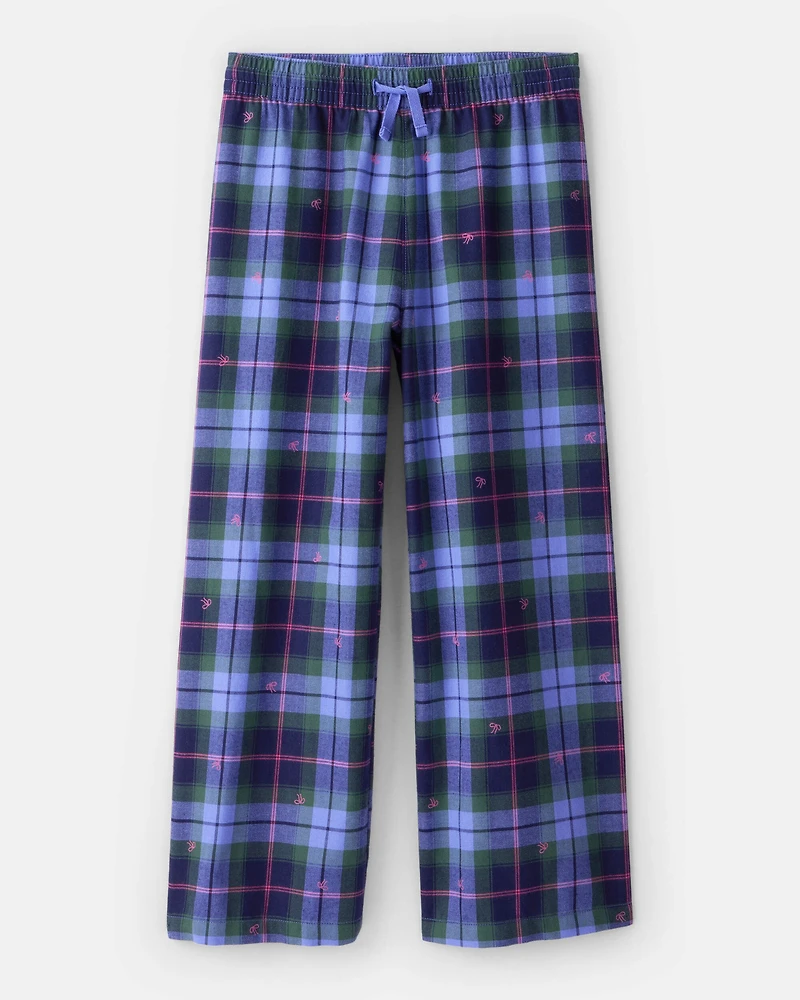 Girls Flannel Plaid Bottoms