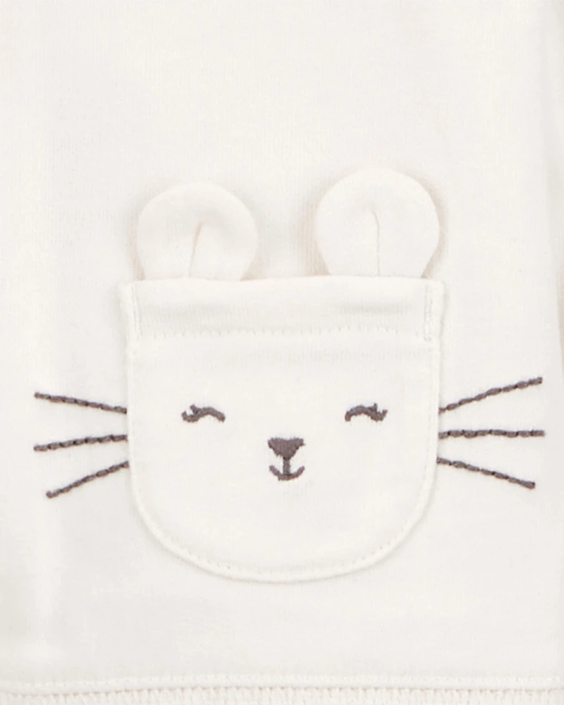 Baby 3-Piece Cardigan, Bodysuit & Pants Set