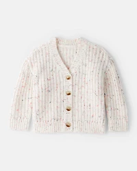 Baby Girl Cardigan Sweater - Cream