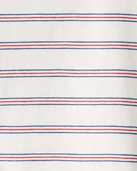 Baby Boy Striped Long-Sleeve Tee - Ivory
